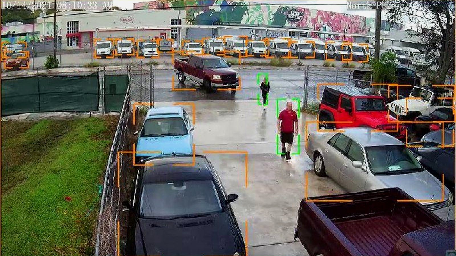 AI security camera installation